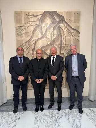 Il Cardinale De Mendonca e il Presidente del CONI |  | DCE