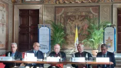 Il panel del convegno che ha celebrato il 325esimo anniversario della Pontificia Accademia Ecclesiastica, Sala Regia, Palazzo Apostolico Vaticano, 17 gennaio 2026 / Ambasciata di Cipro presso la Santa Sede